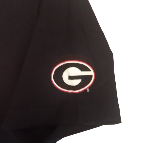 Nike Men's Medium Regular Fit Black University of Georgia Dawgs Football T-Shirt - Picture 3 of 7